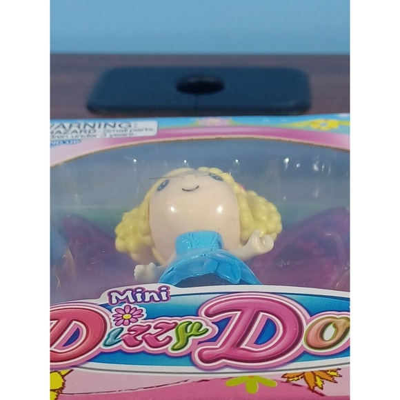 RARE Mini Dizzy Doo Blonde Girl Doll Lot Of 2 Wings Pigtails Butterfly Wand - Picture 12 of 13